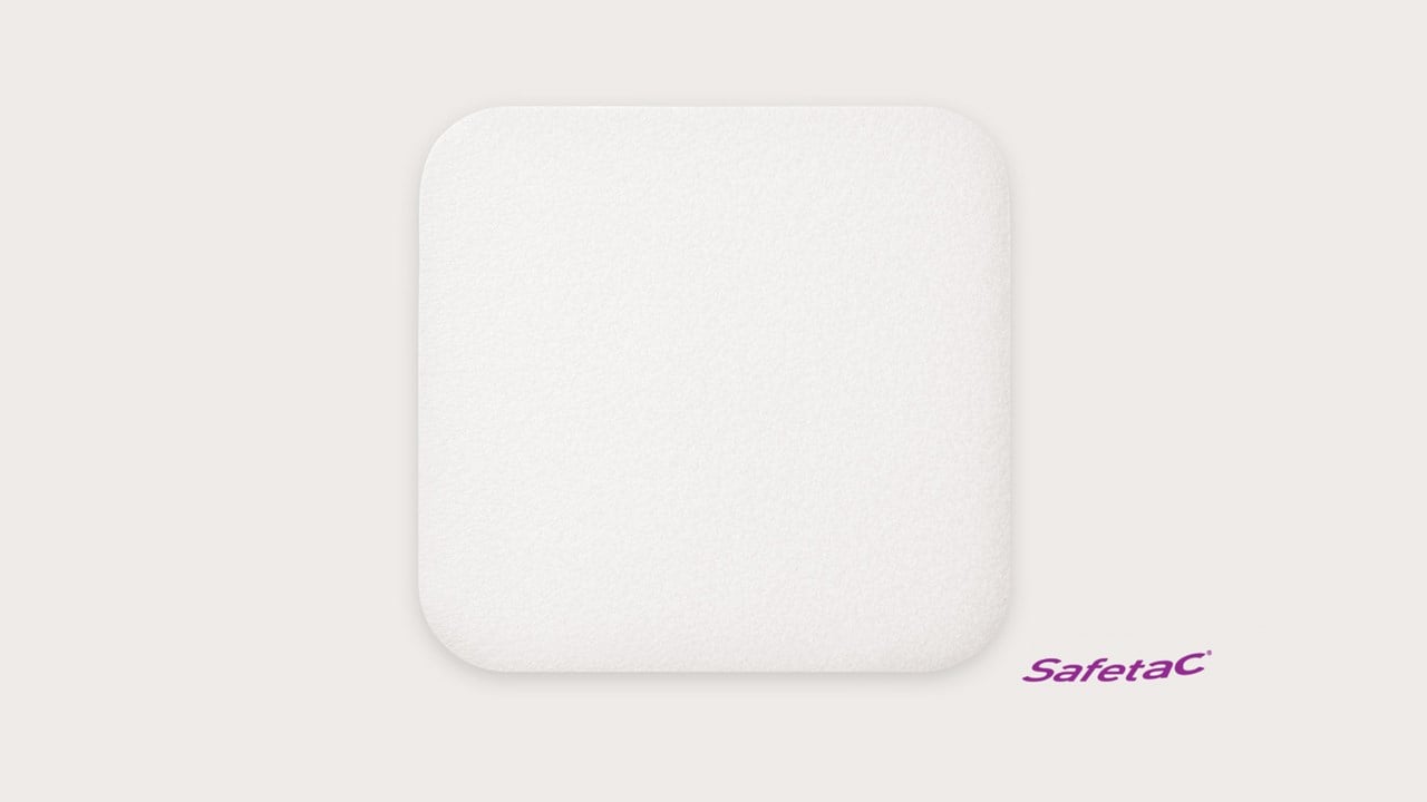 Self-Adherent Absorbent Foam Dressing, 4" x 5", 5/bx, 10 bx/cs (US Only)
