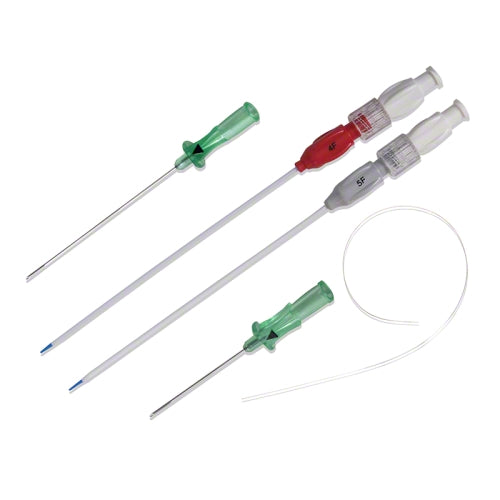 Micro-Introducer Kit, 4F x 10cm, Includes: (1) Micro-Introducer, (1) 21G x 7cm Echogenic Needle and (1) 0.018" x 40cm Guidewire (Stainless Steel with Stainless Steel Tip), Stiff Dilator, 10/cs (Rx) (Continental US+HI Only)