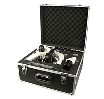 Microscope, Binocular, 10X Widefield Eyepiece, 4X, 10X, 40X, 100X, Plan Phase, Mechanical Stage, 6V/ 20V Halogen Illumination (US Only) (DROP SHIP ONLY)