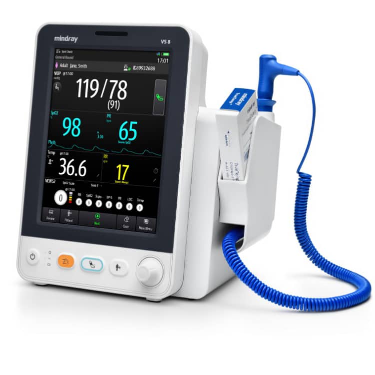 VS8 Vital Signs Monitor, non-invasive blood pressure and pulse rate, Masimo SpO2, TrueTemp (Continental US Only) (DROP SHIP ONLY) (Pricing Subject to Change without Notice)