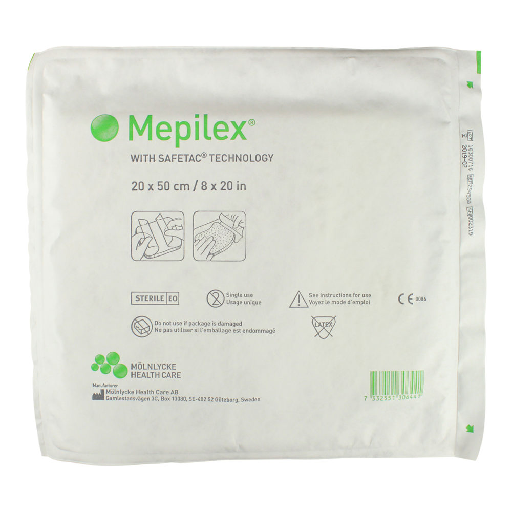 Self-Adherent Absorbent Foam Dressing, 8" x 20", 2/bx, 6 bx/cs (US Only)