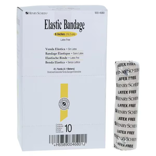 Stretch Bandage Elastic 6"x4.5yd Tan Non-Sterile 10/Bx (9004680)