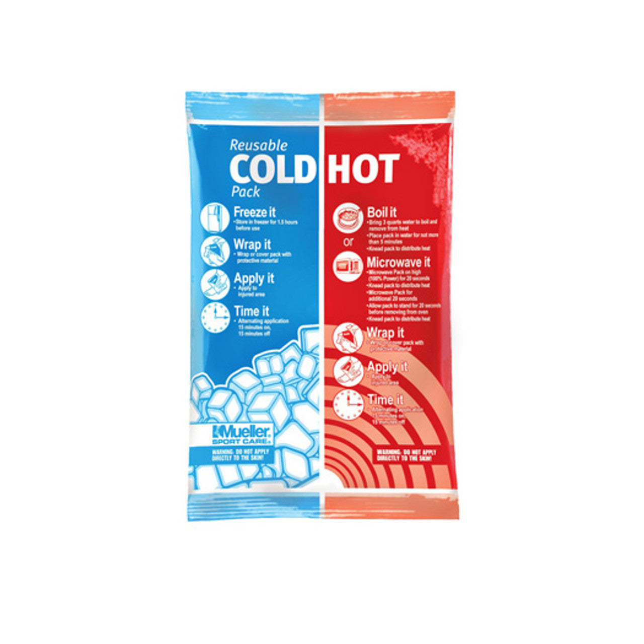 Cold/Hot Pack, Reusable, Small, 12/cs (Products are only available for sale in the U.S. Products cannot be sold on Amazon.com or any other 3rd party platform without prior approval by Mueller.)