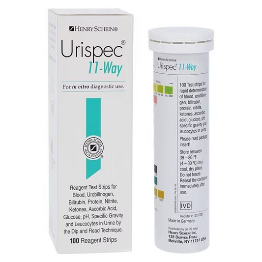 Henry Schein Urispec Urinalysis Test Strip 100/Bt (93060.2X6.1)