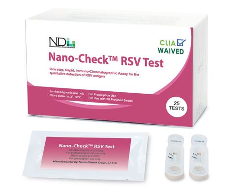 Nano-Check RSV Test, One Step, Rapid, 25 tests/kt (Non-Returnable)