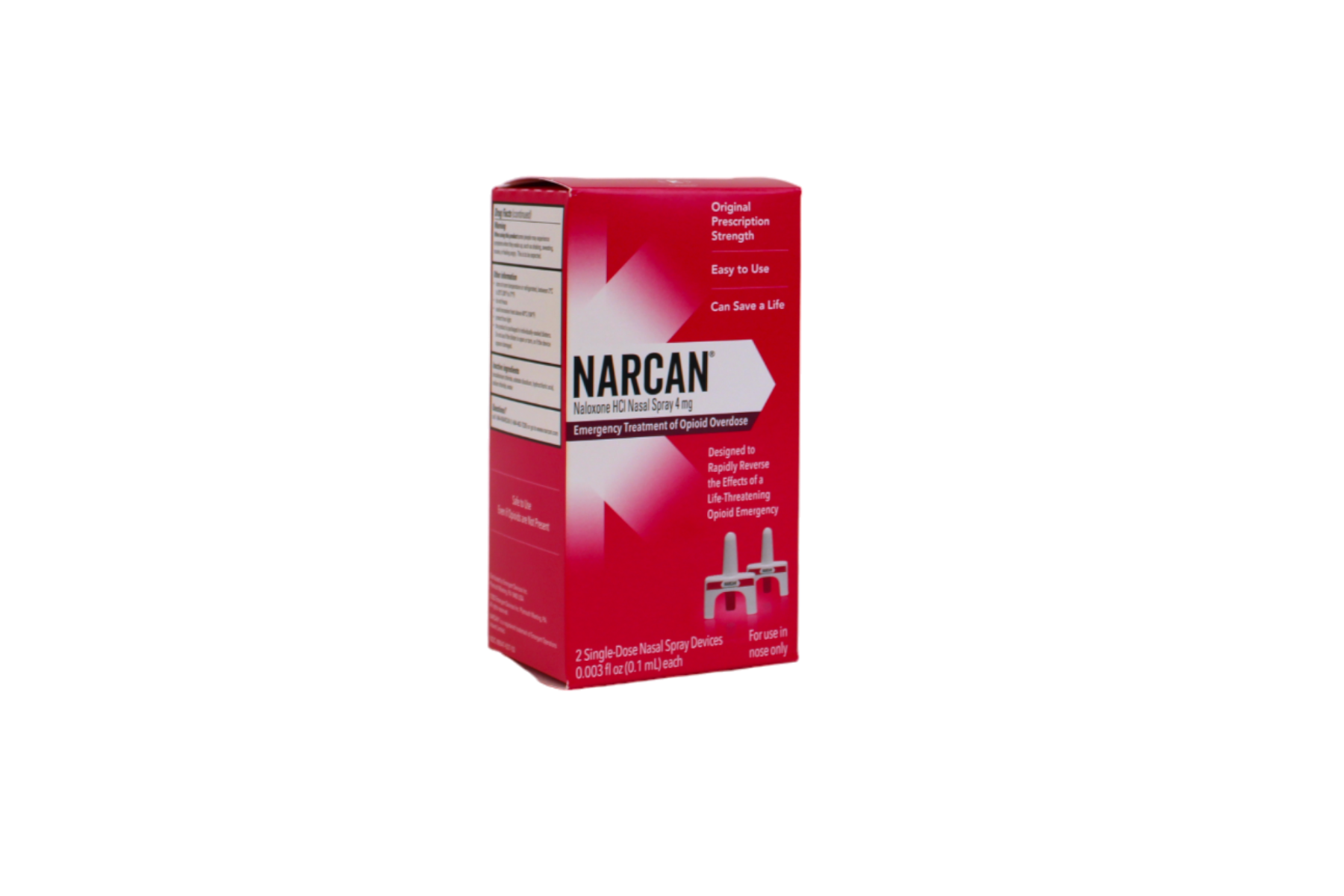 NARCAN Nasal Spray, 2 ct/bx, 3 bx/cs (Item is Non-Returnable) (DROP SHIP ONLY - $150 Minimum Order) 
