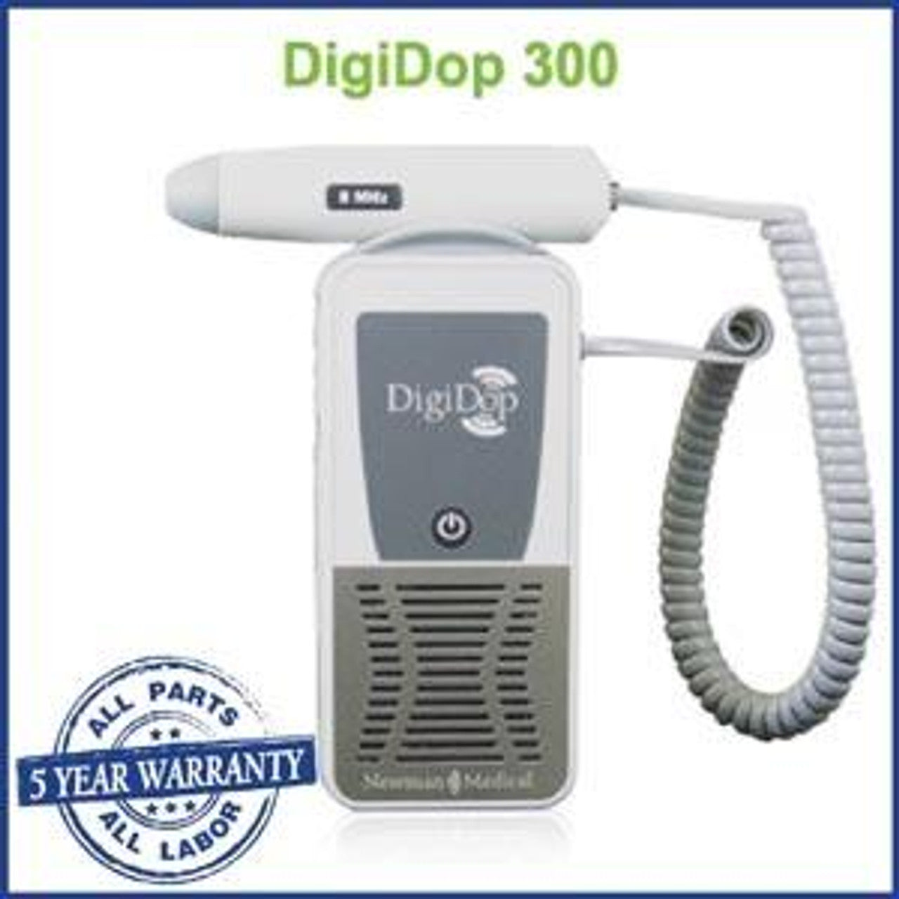 Display Digital Doppler (DD-770), 8MHz Vascular Probe, Rechargeable (US Only) (DROP SHIP ONLY)