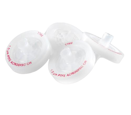 Acrodisc Syringe Filters with PTFE Membrane, 0.45m, 13mm, minispike outlet, 100/pk