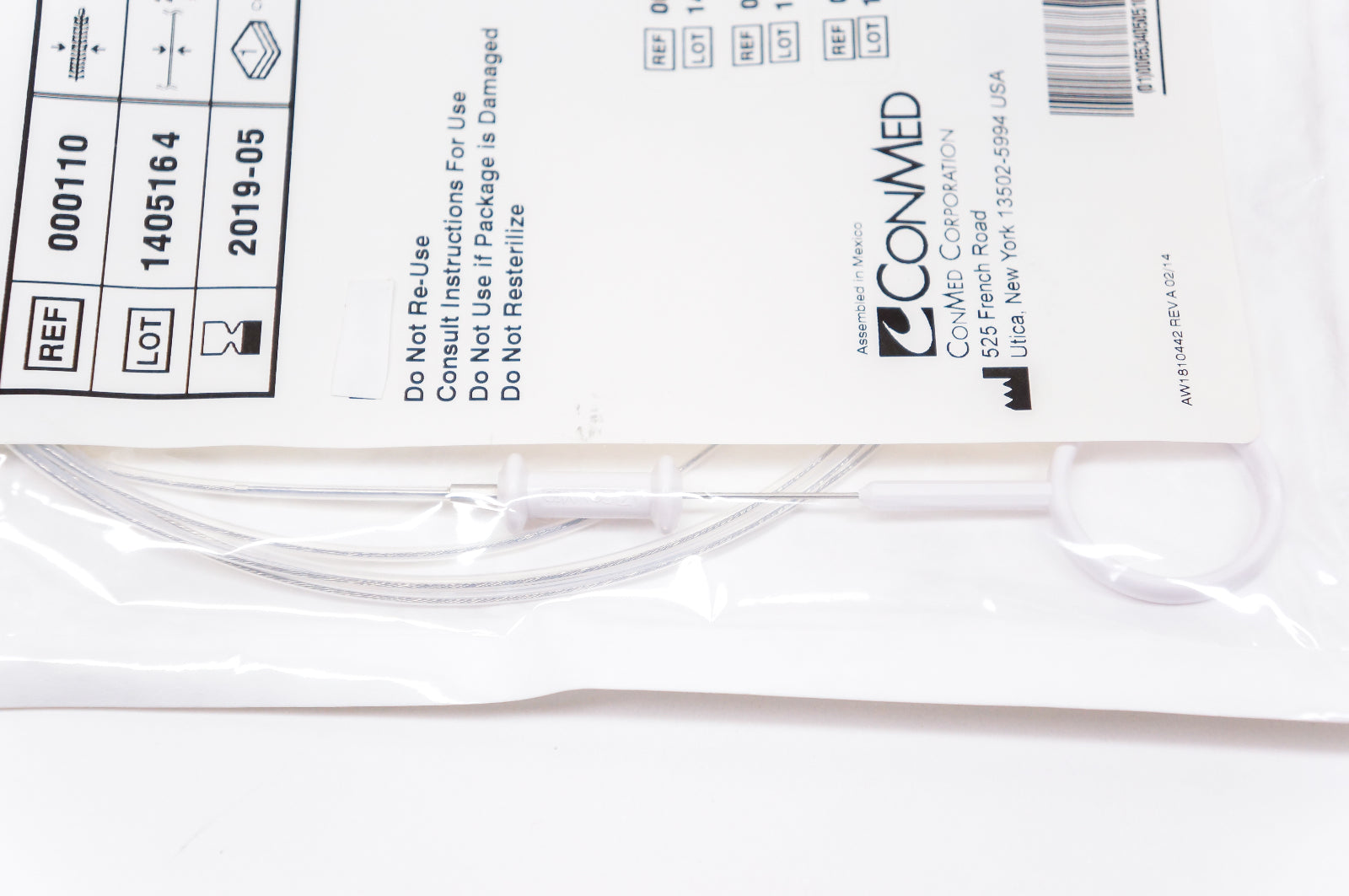 Colonoscope Cytology Brush, Colon, 3mm Brush Diameter, White, Ring Handle, 230cm, 2.1mm Shealth O.D., 20/cs