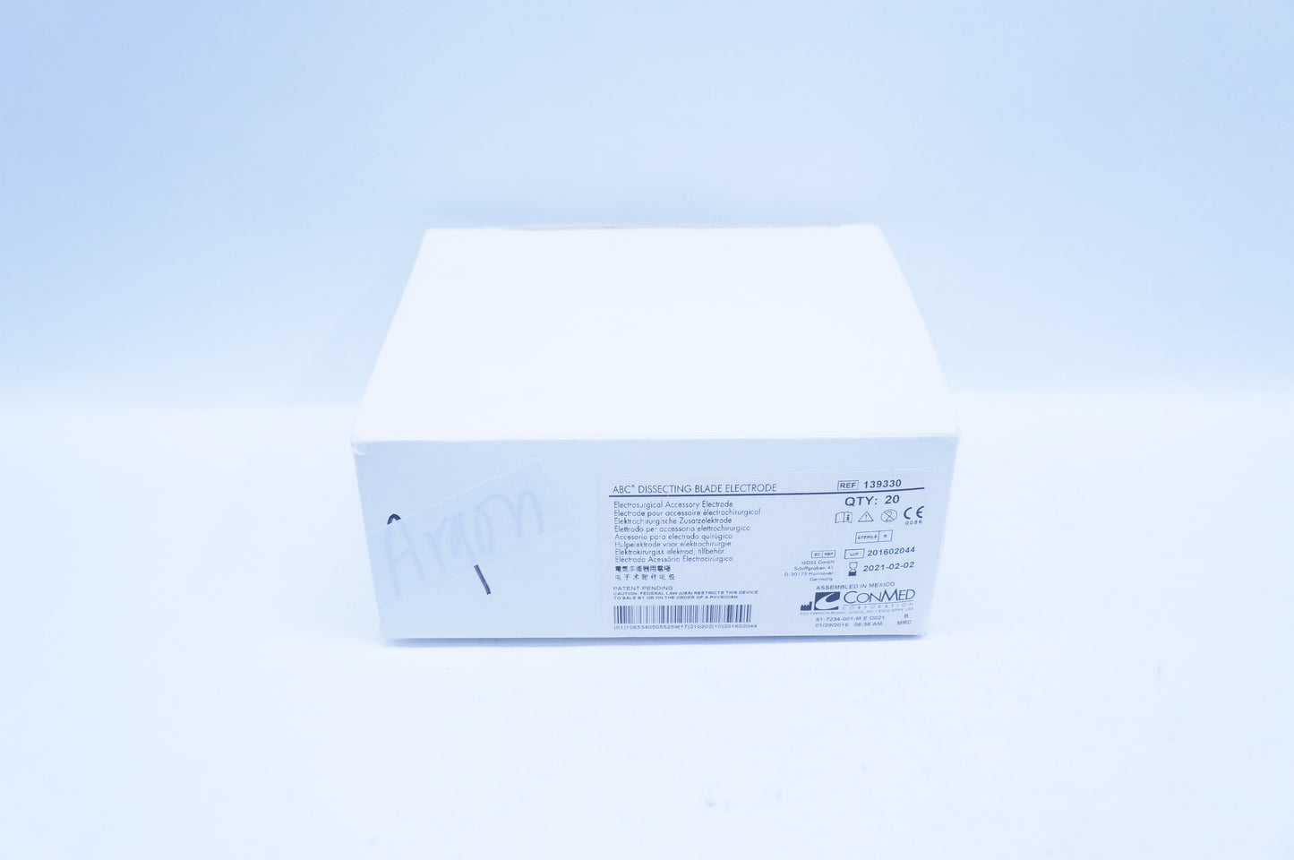 ABC Dissecting Blade Electrode (converts Argon Beam Coagulation to Argon Beam Dissect), 20/cs
