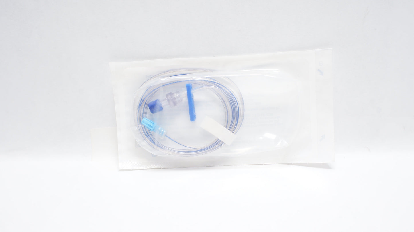 Anesthesia Set, Microbore, Anti-Siphone, Luer Lock Adapters, 2.0 ml, 74" Length, Blue Stripe, Non-Pyrogenic, Contains DEHP, Sterile, 60/cs (64 cs/plt) (Rx) (Continental US Only) (Product Access Restricted. Check with your sales rep to verify eligibility) (Item on Manufacturer Allocation - Inventory Limited when Available)