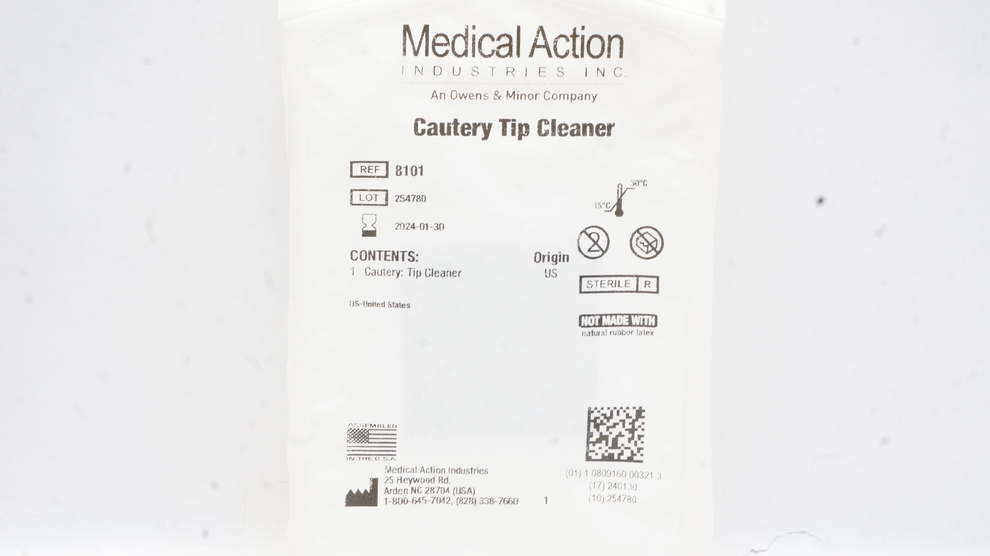 Cautery Tip Cleaner, 2" x 2", 100/cs