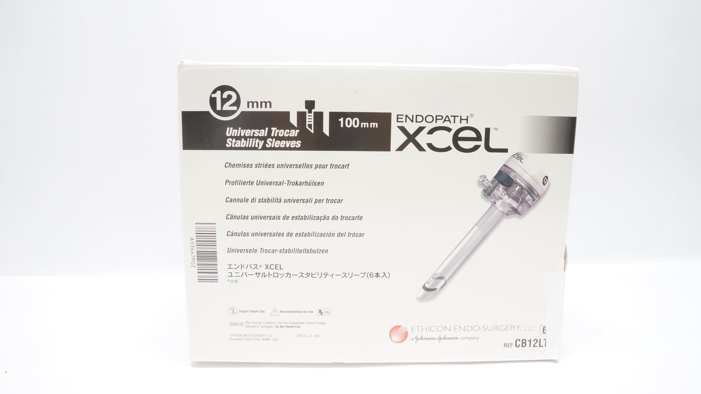 ENDOPATH XCEL Universal Sleeve, Stability Sleeve, 12mm, 100mm Length, 6/bx (Continental US Only)