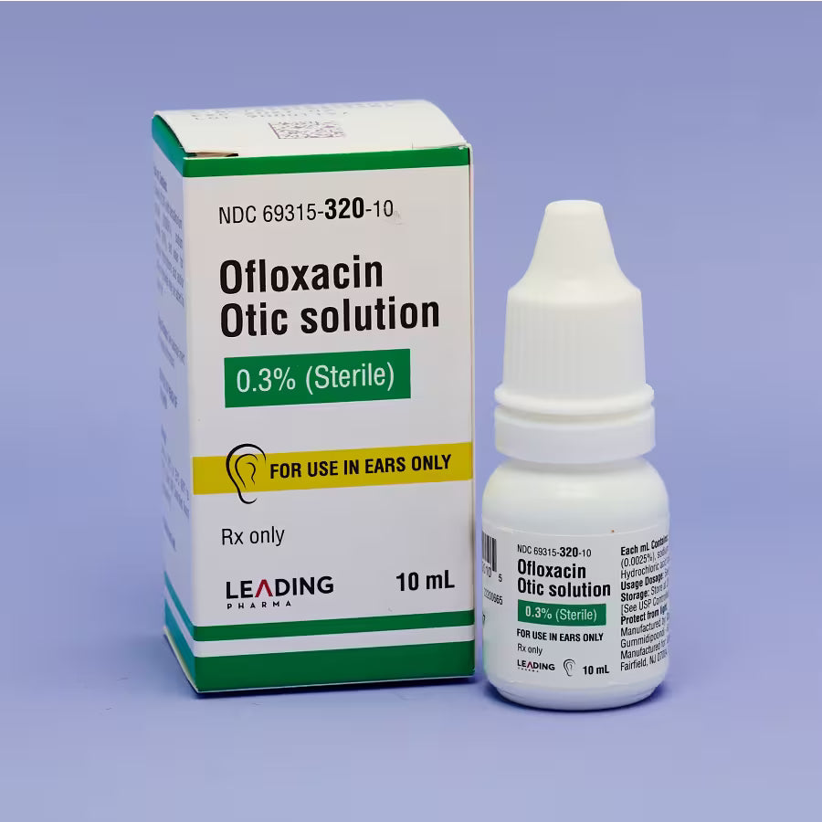 Ofloxacin Otic Solution 0.3% Bottle 10mL Each (10-80516)