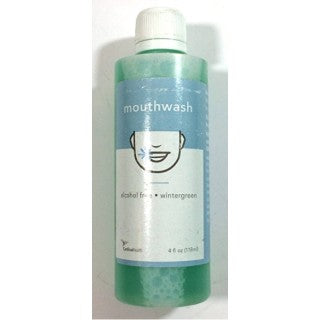 Mouthwash, Mint, 4 oz, Alcohol-Free, 60/cs