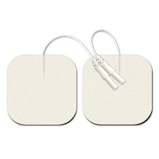 Cloth Electrode, 3" Round, 4/pk, 10 pk/bg (091061) (WARNING:  This product can expose you to Diisononyl Phthalate (DINP), which is known to the State of California to cause cancer.  For more information go to www.P65Warnings.ca.gov)