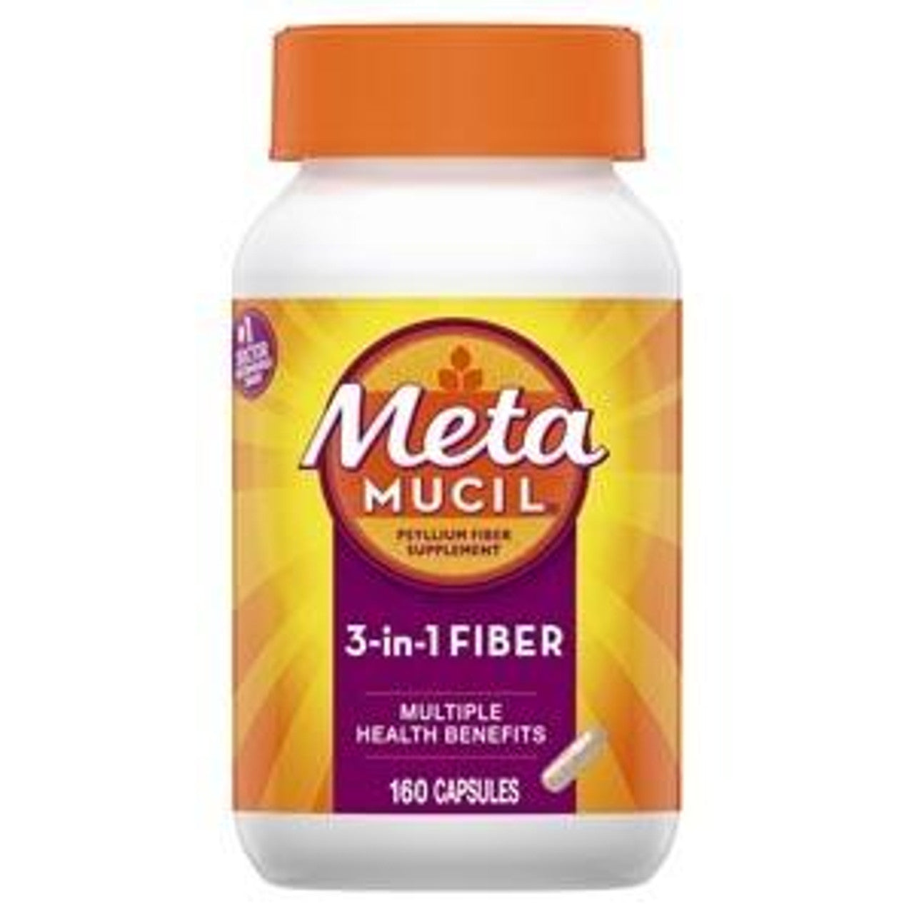 Metamucil Powder Packets, Sugar Free, Orange, Smooth, 30/bx, 12bx/cs (To Be DISCONTINUED)