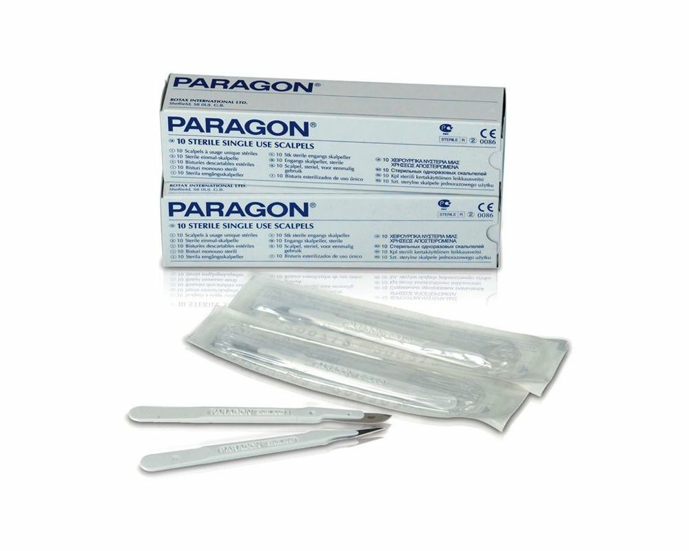 Scalpel, Disposable, Sterile, Num 10, 1/pch, 10pch/cs