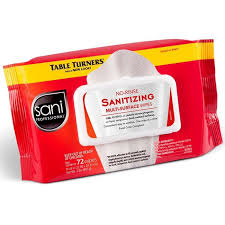 Sanitizing Wipes, 9" x 8", Softpack, 72/pk, 12 pk/cs (US Only) (Products cannot be sold on Amazon.com or any other 3rd party site)