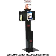 Safety Station for Sani-Hands Wipes, Includes: Base, Column, Header, Hardware, Waste Receptical, 28.56"H X 16.56"W X 6.62"L, 1/cs (US Only) (Products cannot be sold on Amazon.com or any other 3rd party site) (To Be DISCONTINUED)