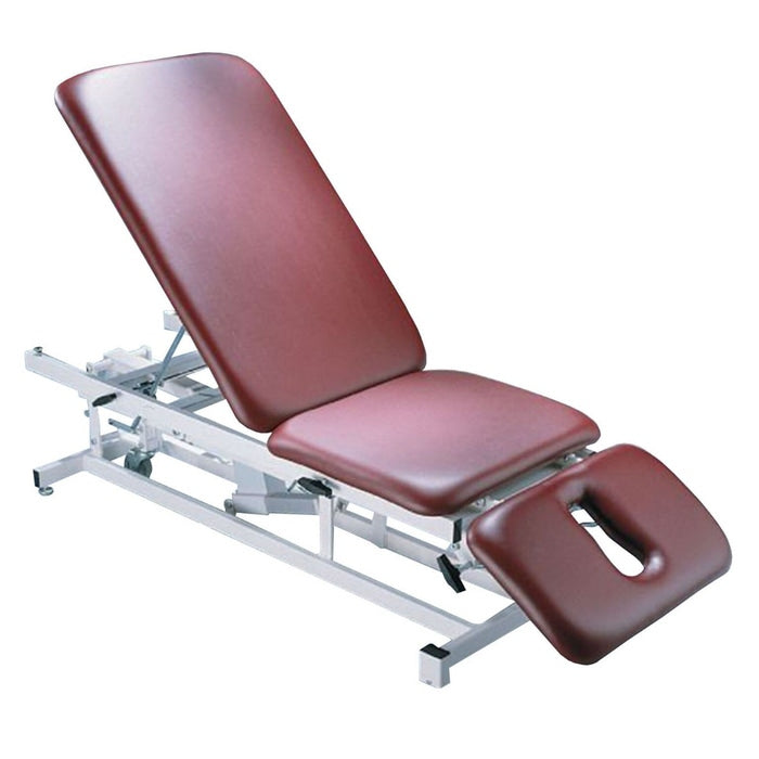 High/Low Treatment Table, 300 Series, 76"L x 27"W x 18" - 37"H, Center Section Rises 30, Imperial Blue, Weight Capacity 400 lbs (DROP SHIP ONLY) (US Only)
