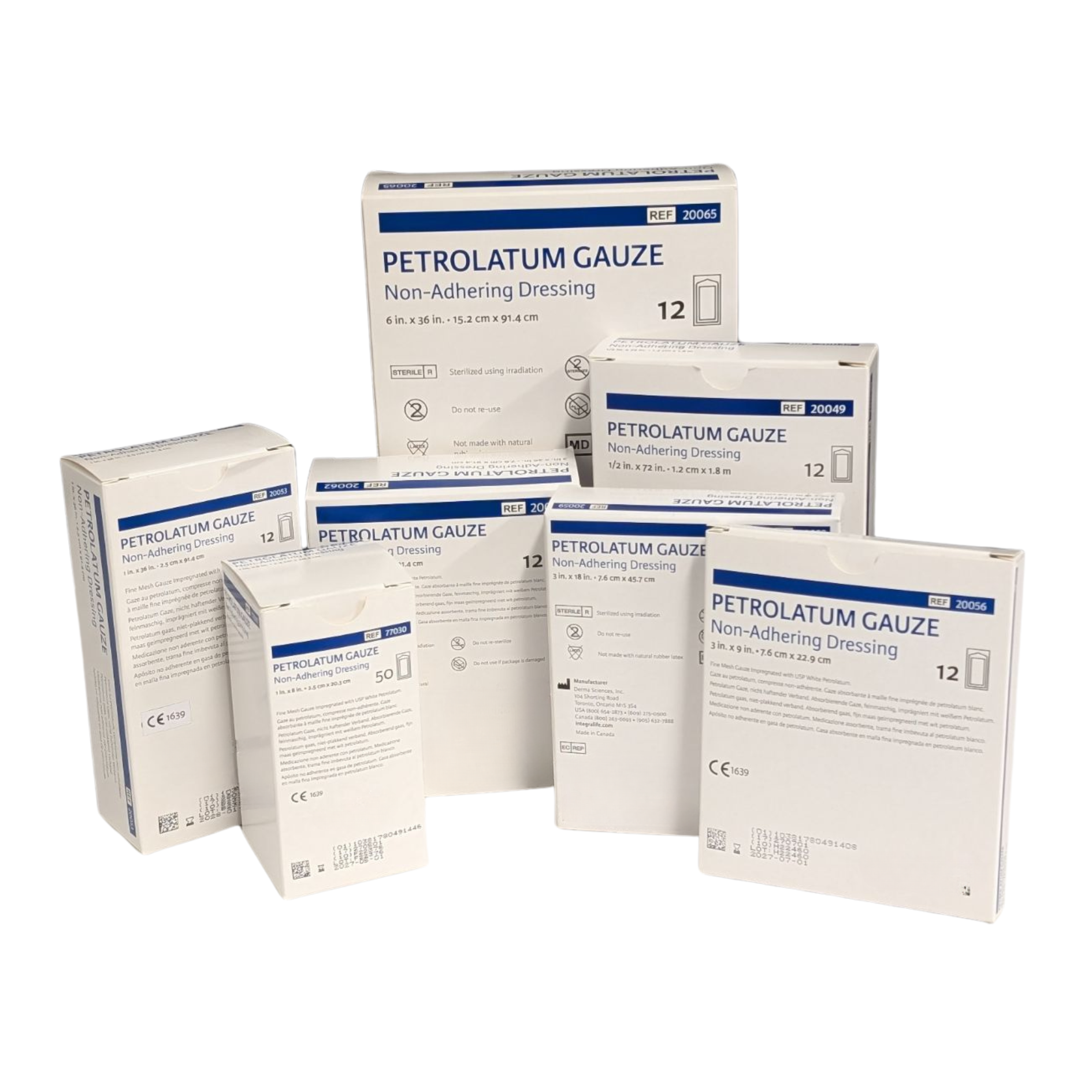Petrolatum Gauze Dressing, Non-Adherent, _" x 72", 12/bx, 6 bx/cs (20049)
