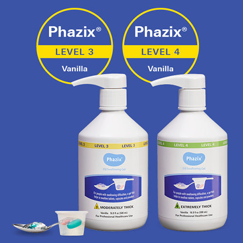 Pill Swallowing Gel, Vanilla Flavor, Moderately Thick (for those with high level of swallowing difficulty), 500 ml btl, 6/cs (US Only)