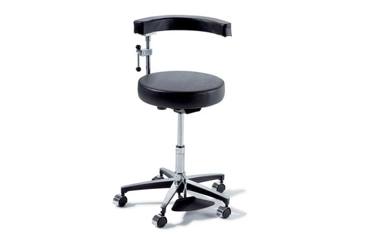 278 Basic Stool, w/ Foot Release, Pneumatically Adjustable, Obsidian (US Only) (DROP SHIP ONLY) (Delivery Info Sheet Required)