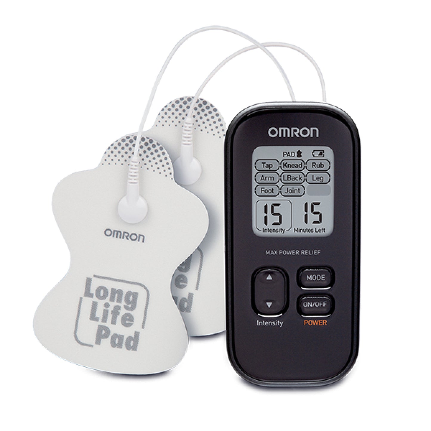 Max Power Relief TENS Unit, Powerful and Versatile, Drug-free Pain Relief, 12/cs