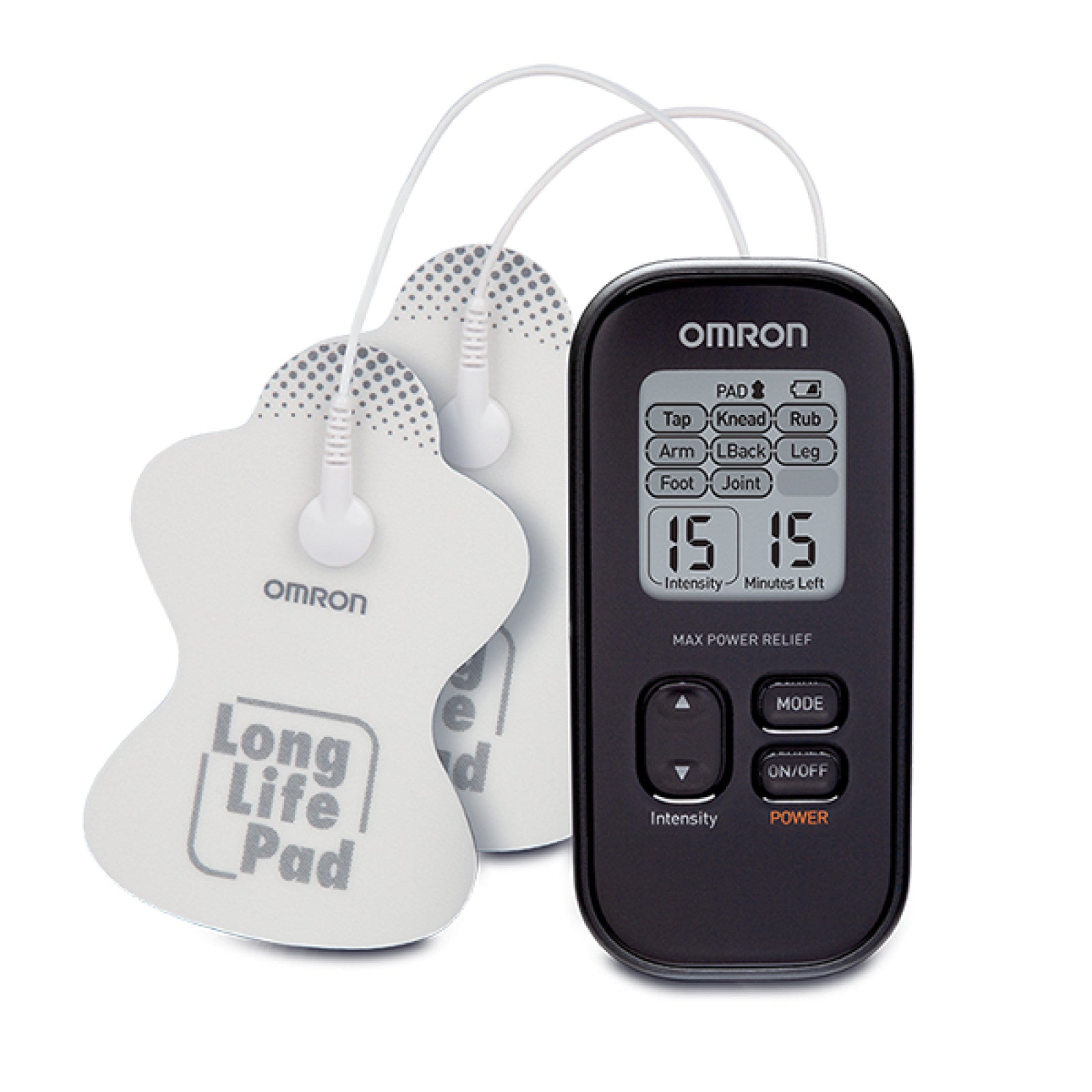 Max Power Relief TENS Unit, Powerful and Versatile, Drug-free Pain Relief, 12/cs