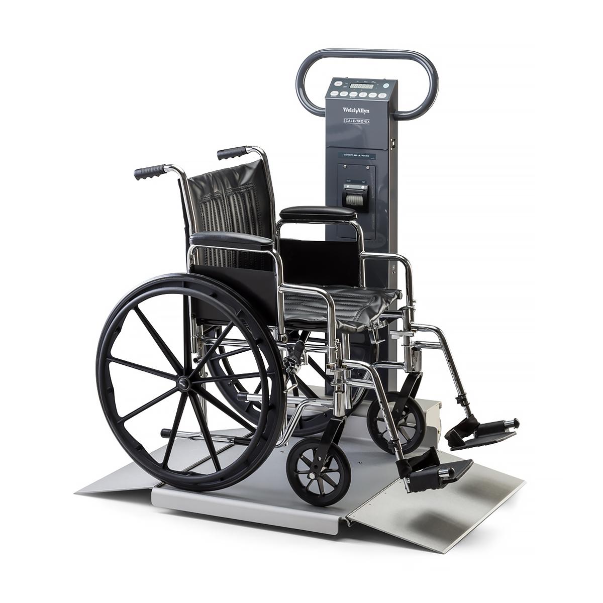Oversized Wheelchair Scale with Kg only (K), Data Port (X) and Battery Power (US Only)