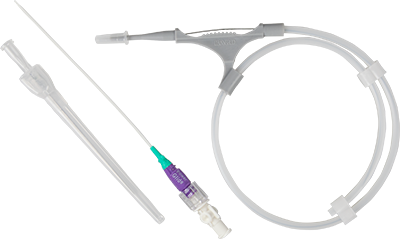 PowerGlide ST Midline Catheter, Full Tray, 18G, 8cm with GuardIVa Antimicrobial Hemostatic IV Dressing, 10/cs (Continental US Only) (Drop Ship Requires Pre-Approval)