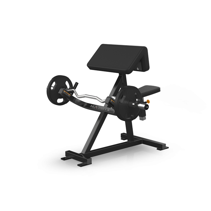Varsity Preacher Curl-Seated, 41" x 29" x 41", Iced Silver (DELIVERY SITE SURVEY REQUIRED). Sales into Medical markets in U.S. only (active aging, indep. living, hospital affil., PT, Chiro, Asst. Living, LTC). No sales into Fitness markets (DROP SHIP ONLY)