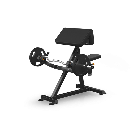 Varsity Preacher Curl-Seated, 41" x 29" x 41", Iced Silver (DELIVERY SITE SURVEY REQUIRED). Sales into Medical markets in U.S. only (active aging, indep. living, hospital affil., PT, Chiro, Asst. Living, LTC). No sales into Fitness markets (DROP SHIP ONLY)