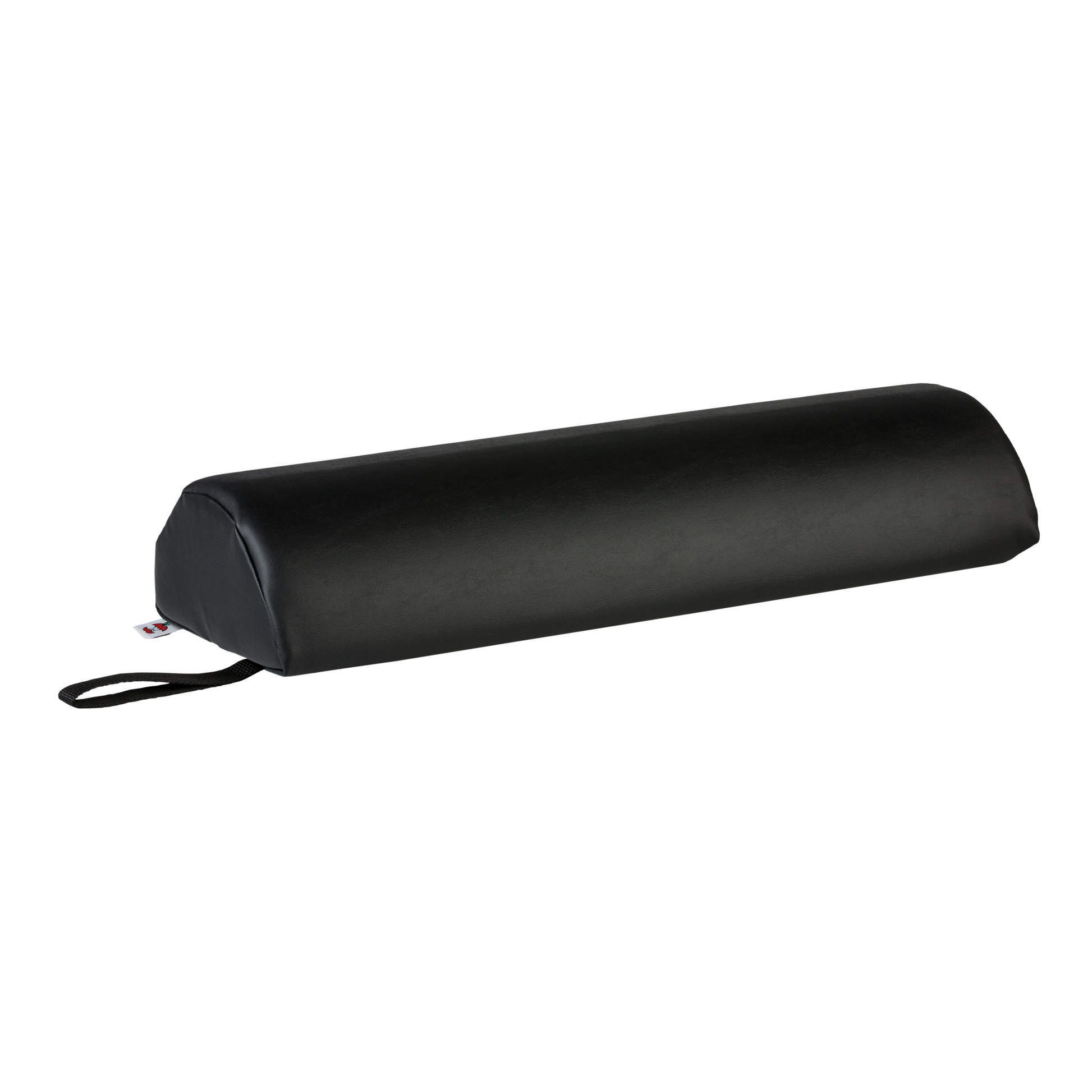 Half Round Bolster, Medium, 24" x 9" x 4.5", Black