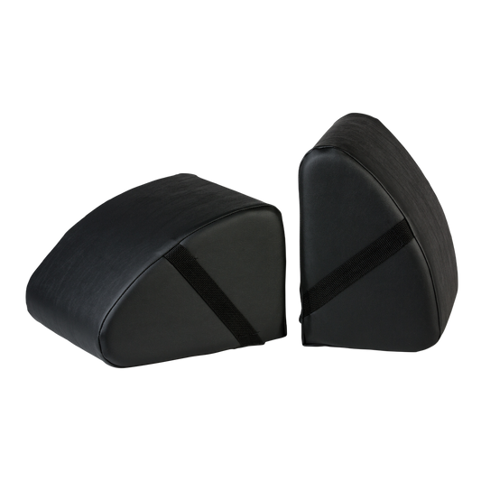 Traction Table Knee Bolster Set, Dual Height, Black