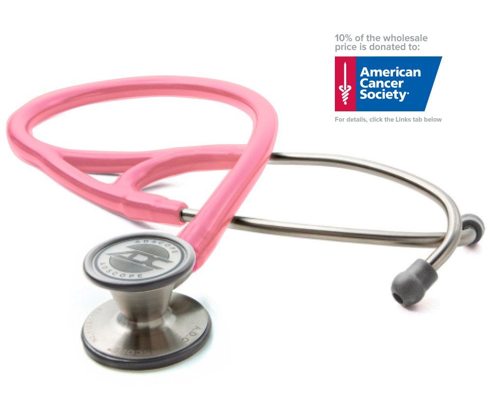 Cardiology Stethoscope, Metallic Pink