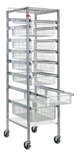 Starter Unit with Wire Baskets, Chrome