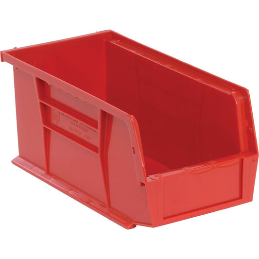 Bins, Stack and Hang, Red, 10-7/8" x 5-1/2" x 5", 12/ctn (DROP SHIP ONLY)