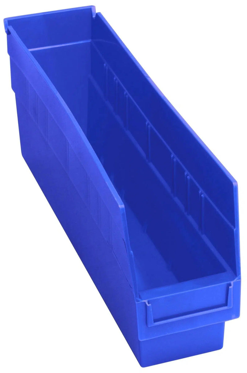 Shelf Bin, 17 7/8" x 4 1/8" x 6", Blue, 20/ctn (DROP SHIP ONLY)