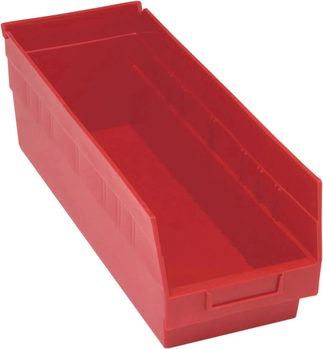 Shelf Bin, 17 7/8" x 6 5/8" x 6", Red, 20/ctn (DROP SHIP ONLY)