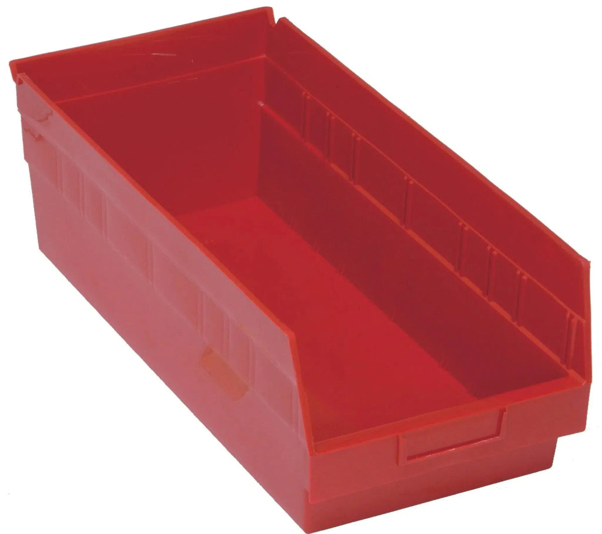 Shelf Bin, 17 7/8" x 8 3/8" x 6", Red, 10/ctn (DROP SHIP ONLY)