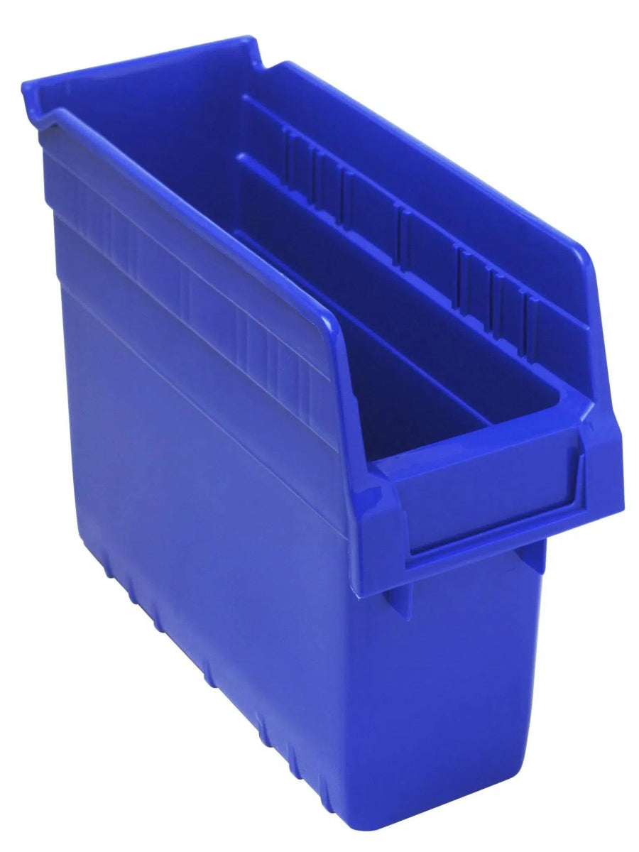 Shelf Bin, 11 5/8" x 4 3/8" x 8", Blue, 36/ctn (DROP SHIP ONLY)