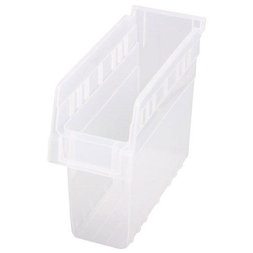 Shelf Bin, 11 5/8" x 4 1/8" x 8", Clear, 36/ctn (DROP SHIP ONLY)
