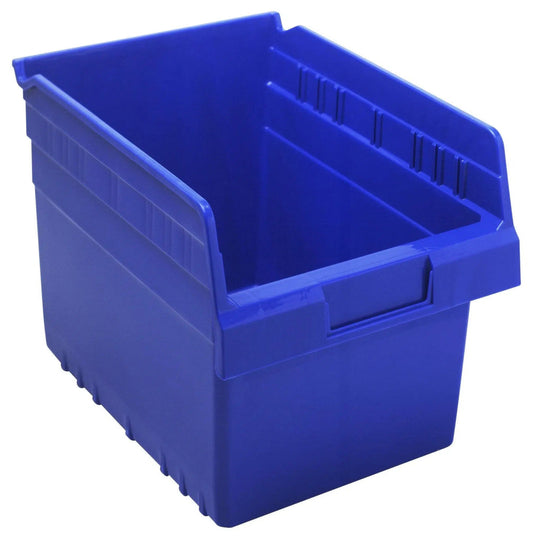 Shelf Bin, 11 5/8" x 8 3/8" x 8", Blue, 20/ctn (DROP SHIP ONLY)