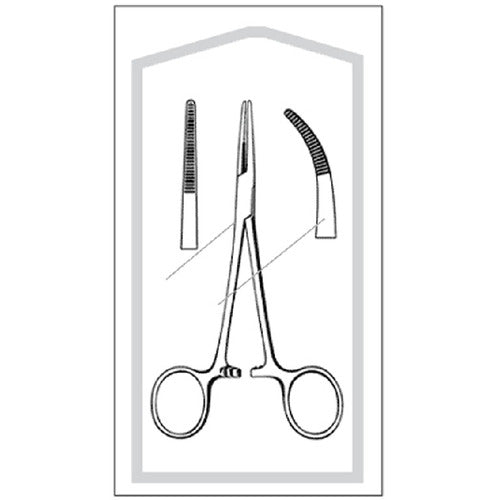Bandage Scissors, Econo, Lister, 5", Stainless Steel, Finger Ring Handle, Angled Blunt Tip/Blunt Tip, Disposable, 50/cs