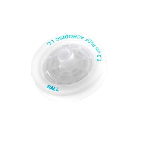Acrodisc Syringe Filters with PVDF Membrane, 0.2m, 13mm, male slip luer outlet, 100/pk