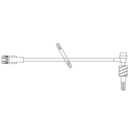 Extension Set, T-Connector, Standard Bore, Interlink Injection Site, Retractable T-Connector, 1.0 ml, 5.5" Length, Non-Pyrogenic, Non-DEHP, Sterile, 200/cs (Rx) (Continental US Only) (Product Access Restricted. Check with your sales rep to verify eligibility) (Item on Manufacturer Allocation - Inventory Limited when Available)