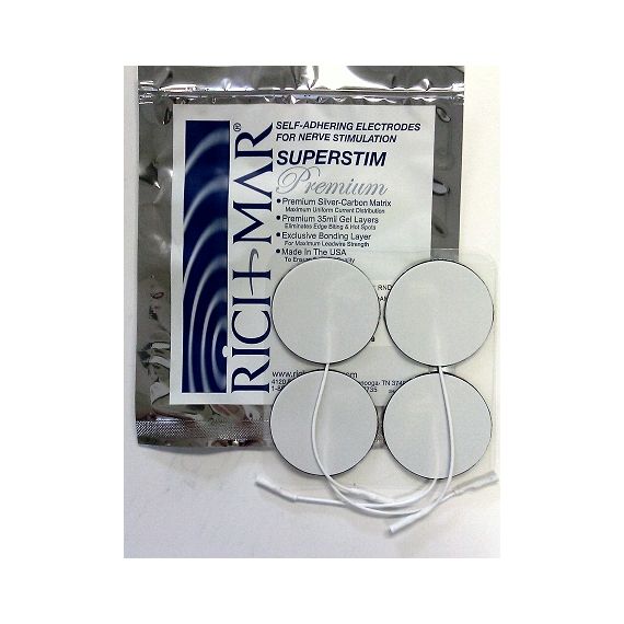 MultiStim Electrodes, 5cm (2), Round, Foam,  4/pk, 10 pk/bg, 1 bg/cs  (US Only)