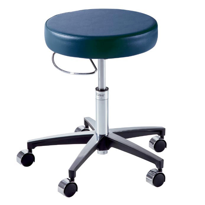276 Basic Stool, Pneumatically Adjustable, Hand Release, Locking Casters, UltraFree Latte (US Only) (DROP SHIP ONLY) (Delivery Info Sheet Required)